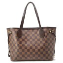 ルイヴィトン トートバッグ ネヴァーフル PM ダミエ レザー N41359 LOUIS VUITTON ハンドバッグ   ルイ・ヴィトン ダミエ ルイ ヴィトン バッグ ルイ ヴィトン LOUIS VUITTON BAG 中古