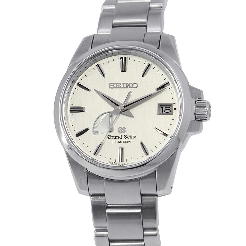 セイコー グランドセイコー スプリングドライブ SBGA015 SEIKO 腕時計 シルバー文字盤  ...