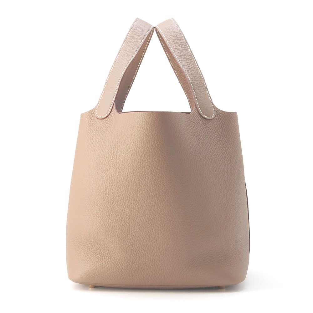 エルメス ハンドバッグ ピコタンロックMM エトゥープ/ゴールド金具 トリヨンクレマンス W刻印 エルメス ピコタンロック ピコタン エルメス バッグ エルメス レディース HERMES Picotin Lock HERMES BAGのサムネイル