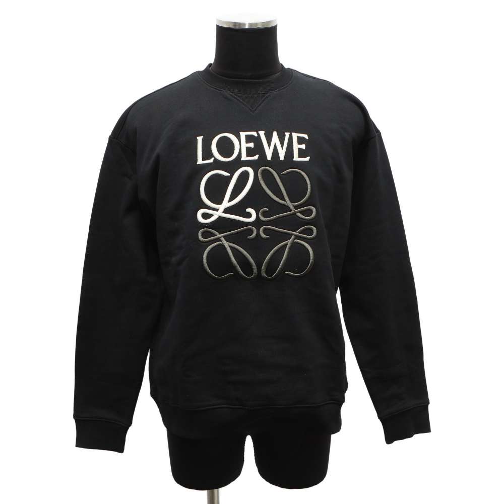 ロエべ トップス アナグラムエンブロイダリー メンズサイズM LOEWE 服 トレーナー 黒 【中古】 アパレル メンズ 中古のサムネイル