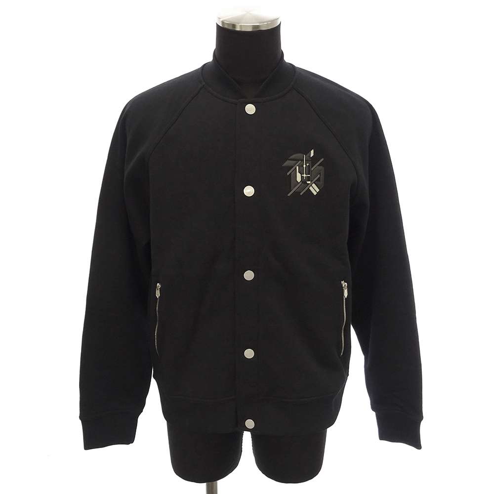 エルメス ジャケット テディブルゾン レザーディテール シュヴォー・アン・シンメトリー メンズサイズM HERMES 【中古】のサムネイル