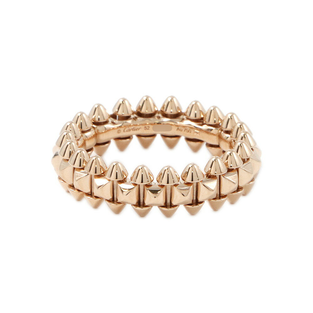 カルティエ リング クラッシュ ドゥ カルティエ SM K18PGピンクゴールド リングサイズ52 B4229852 Cartier 指輪 【安心保証】 【中古】 カルティエ リング Cartier jewelryのサムネイル
