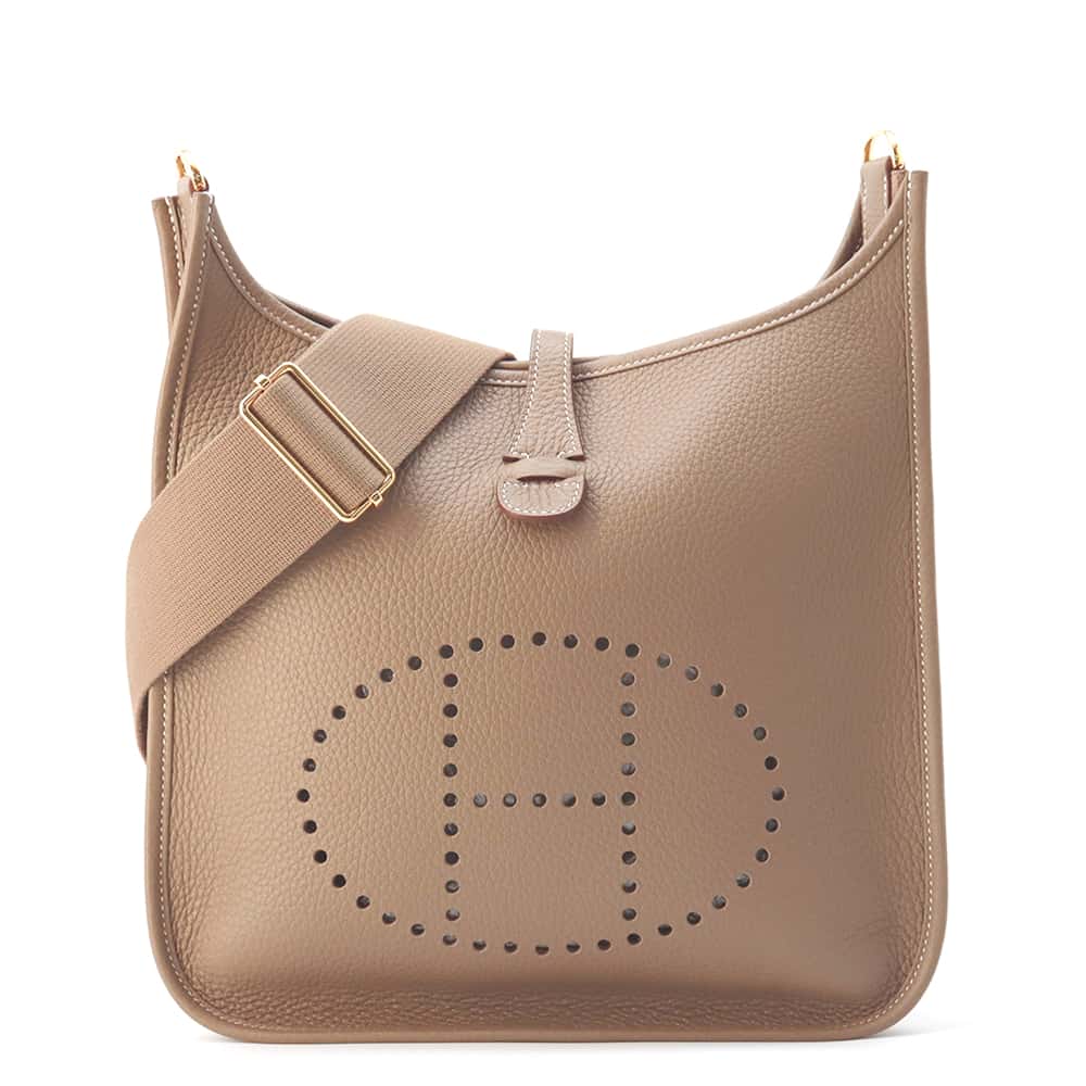 エルメス ショルダーバッグ エブリン3 PM エトゥープ/ゴールド金具 トリヨンクレマンス W刻印 【中古】 エルメス エブリン エヴリン エルメス バッグ エルメス レディース HERMES Evelyne HERMES BAGのサムネイル