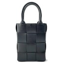 ボッテガヴェネタ ハンドバッグ カセット ミニ レザー 758055 BOTTEGA VENETA 2wayショルダーバッグ 黒 【安心保証】 【中古】 ボッテガヴェネタ バッグ ボッテガヴェネタ BOTTEGA VENETA