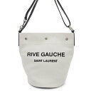 サンローランパリ ショルダーバッグ リヴゴーシュ バケットバッグ 669299 SAINT LAURENT PARIS 2way 黒 【安心保証】 【中古】 サ...