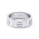 カルティエ リング ラブリング K18WGホワイトゴールド リングサイズ50 Cartier LOVEリング 指輪 ジュエリー 【安心保証】 【中古】 カルティエ ラブリング Cartier カルティエ 中古