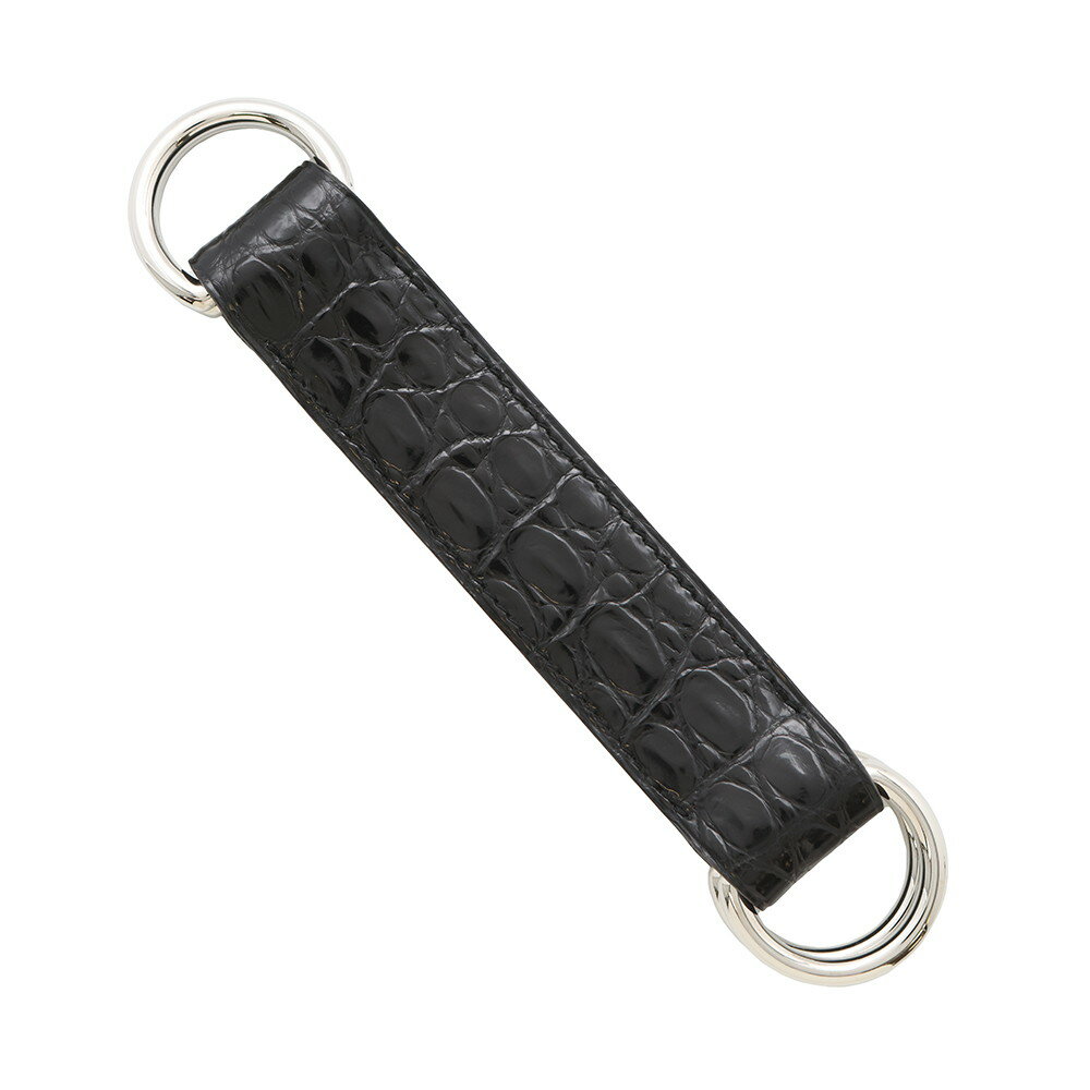 エルメス スカーフベルト ロマンス ブラック/シルバー金具 ポロサスシャイン □N刻印 黒 【安心保証】 【中古】 エルメス スカーフアクセサリー エルメス HERMES