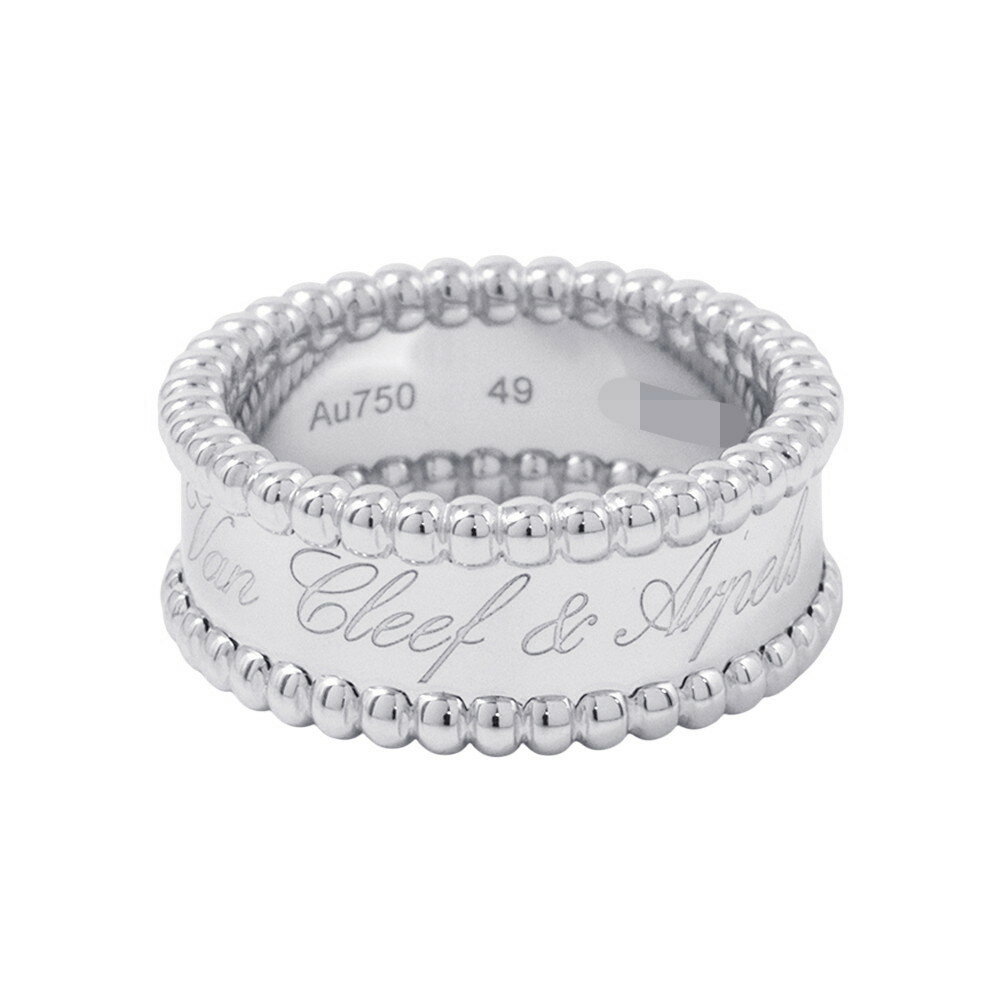 ヴァンクリーフ&アーペル リング ペルレ シニアチュール リング K18WGホワイトゴールド サイズ49 VCARN32300/VCARN32349 指輪 【安心保証】 【中古】 ヴァンクリーフ&アーペル ペルレ Van Cleef & Arpels ヴァンクリ 中古のサムネイル