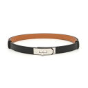エルメス ケリーベルト ブラック/シルバー金具 エプソン K刻印 HERMES 黒 エルメス べルト エルメス レディース HERMES