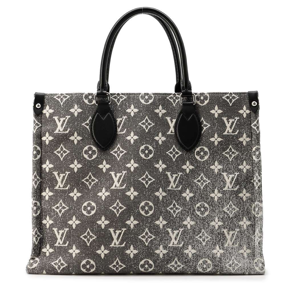 ルイヴィトン トートバッグ モノグラム・ジャカード デニム オンザゴーMM M46448 LOUIS VUITTON ブラック 黒 白 【安心保証】 【中古】 ルイ・ヴィトン バッグ LOUIS VUITTON BAG 中古のサムネイル