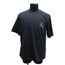 エルメス Tシャツ スーパーH Super コットン メンズサイズM HERMES トップス 黒 エルメス Tシャツ エルメス メンズ HERMES APPAREL