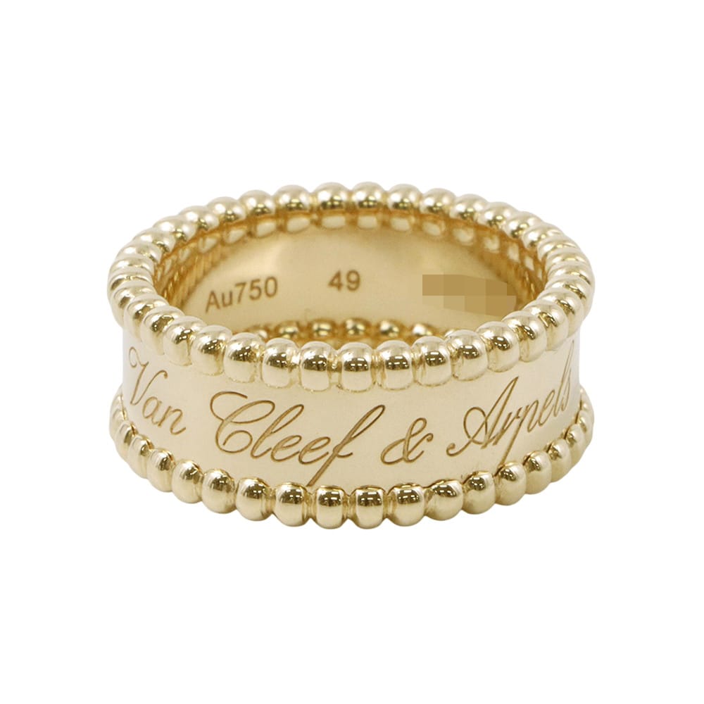 ヴァンクリーフ&アーペル リング ペルレ シニアチュール リング K18YGイエローゴールド サイズ49 VCARO3Y649/VCARO3Y600 指輪 【安心保証】 【中古】 ヴァンクリーフ&アーペル ペルレ Van Cleef & Arpels ヴァンクリ 中古のサムネイル