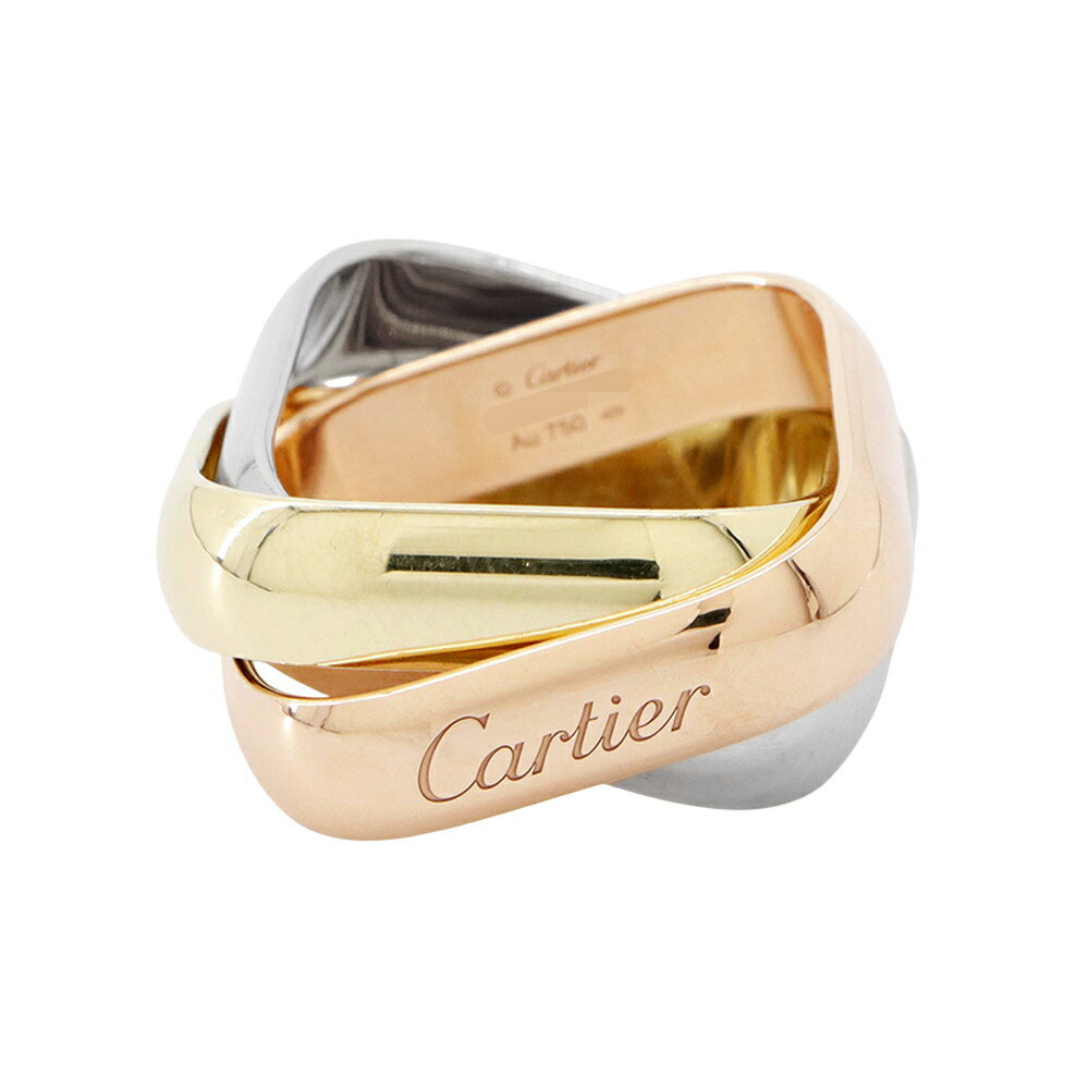 カルティエ リング トリニティ クッション リング ラージモデル K18YG/K18WG/K18PG リングサイズ53 B4239900 指輪 【安心保証】 【中古】 カルティエ リング Cartier jewelryのサムネイル