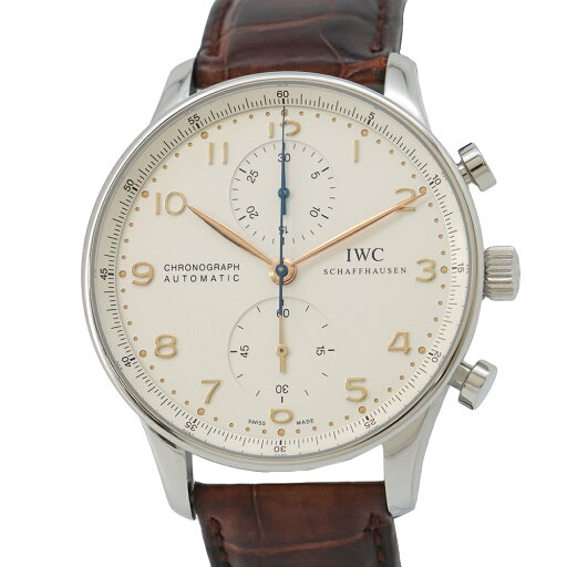 IWC ポルトギーゼ クロノグラフ オートマチック IW371445 腕時計 ウォッチ シルバー文字盤 【安心保証】 【中古】 IWC ポルトギーゼ IWC 中古 IWC ポルトギーゼ クロノグラフ オートマチック IW371445 腕時計 ウォッチ シルバー文字盤 【安心保証】 【中古】 IWC ポルトギーゼ IWC 中古
