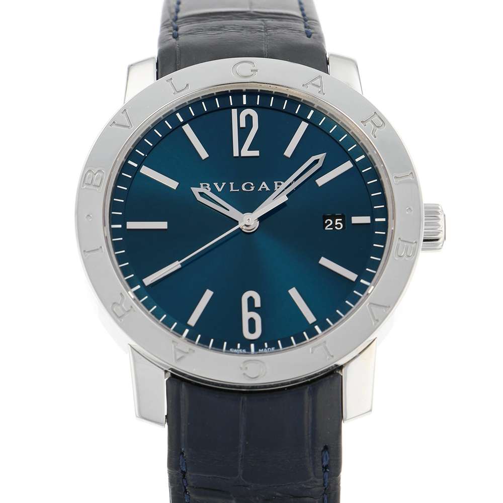 ブルガリブルガリ 腕時計（メンズ） ブルガリ ブルガリブルガリ BB41C3SLD BVLGARI 腕時計 アリゲーターレザー メンズ ブルガリ ブルガリブルガリ BVLGARI ブルガリブルガリ ブルガリ 腕時計