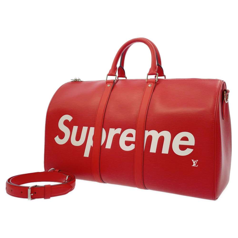 ルイヴィトン ボストンバッグ エピ キーポル・バンドリエール45 M53419 LOUIS VUITTON ヴィトン バッグ シュプリーム コラボ 限定 Supreme 【中古】 ルイ・ヴィトン エピ ルイ ヴィトン バッグ ルイ ヴィトン LOUIS VUITTON BAG 中古