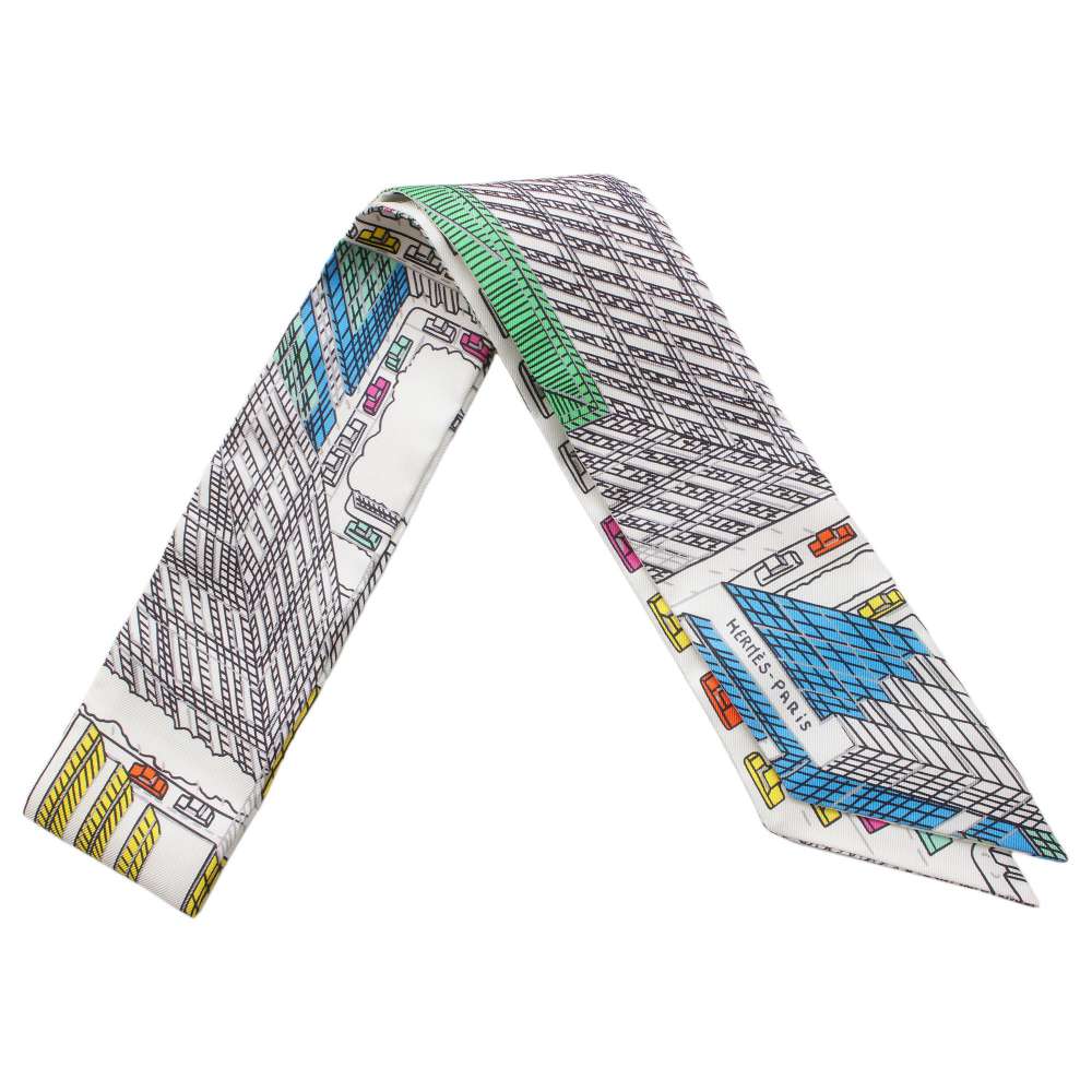 エルメス スカーフ ツイリー パンタン・シティ Pantin City HERMES シルクツイル 2023秋冬 エルメス スカーフ エルメス ツイリー HERMES SCARF TWILLY