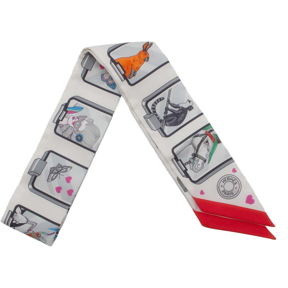 エルメス スカーフ ツイリー エルメス ストーリー HERMES STORY HERMES シルクツイル 2023秋冬 【中古】 エルメス スカーフ エルメス ツイリー HERMES SCARF TWILLY