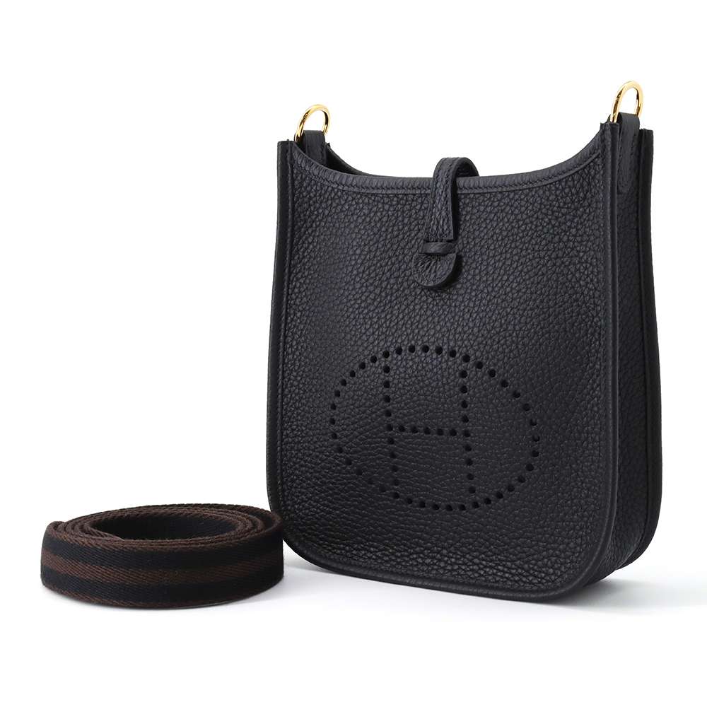 エルメス ショルダーバッグ エブリンTPM アマゾン ブラック/ゴールド金具 トリヨンクレマンス B刻印 黒 エルメス エブリン エヴリン エルメス バッグ エルメス レディース HERMES Evelyne HERMES BAGのサムネイル