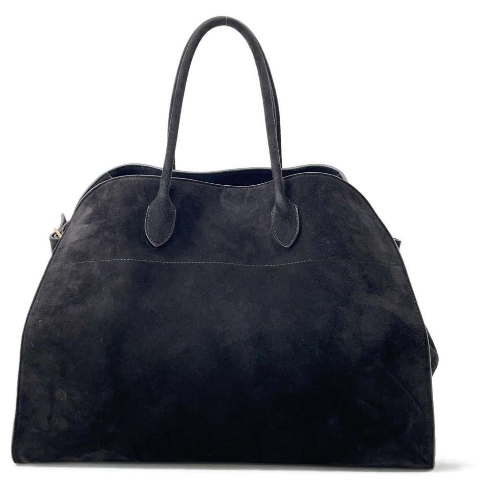 ザ ロウ ハンドバッグ マルゴー17 スエード W1254L25BLSG THE ROW バッグ 黒 【安心保証】 【中古】 ザ ロウ バッグ ザ ロウ THE ROW BAGのサムネイル