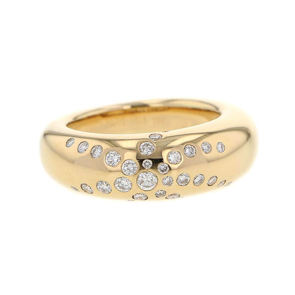 ショーメ リング アノー ファイヤーワークス ダイヤモンド K18YGイエローゴールド リングサイズ約9号 CHAUMET 指輪 ジュエリー 【安心保証】 【中古】 ショーメ アノー コレクション ダイヤモンド CHAUMET ショーメ 中古
