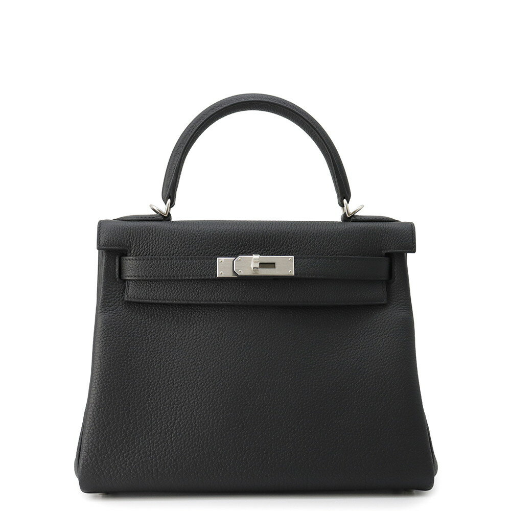 エルメス ハンドバッグ ケリー28 内縫い ブラック/マットシルバー金具 トゴ K刻印 2wayショルダー 黒 エルメス ケリー エルメス バッグ エルメス レディース HERMES Kelly HERMES BAGのサムネイル