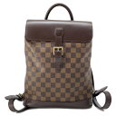 ルイヴィトン リュック ダミエ・エベヌ ソーホー N51132 LOUIS VUITTON リュックサック バックパック 【安心保証】 【中古】 ルイ・ヴィトン ダミエ バッグ LOUIS VUITTON BAG 中古