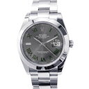 ロレックス デイトジャスト 126300 ROLEX 腕時計 スレート文字盤 【安心保証】 【中古】 ...