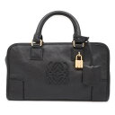 ロエベ ハンドバッグ アマソナ 28 アナグラム レザー 339.95.A03 LOEWE バッグ 黒 【安心保証】 【中古】 ロエベ バッグ ロエベ レディース LOEWE BAG