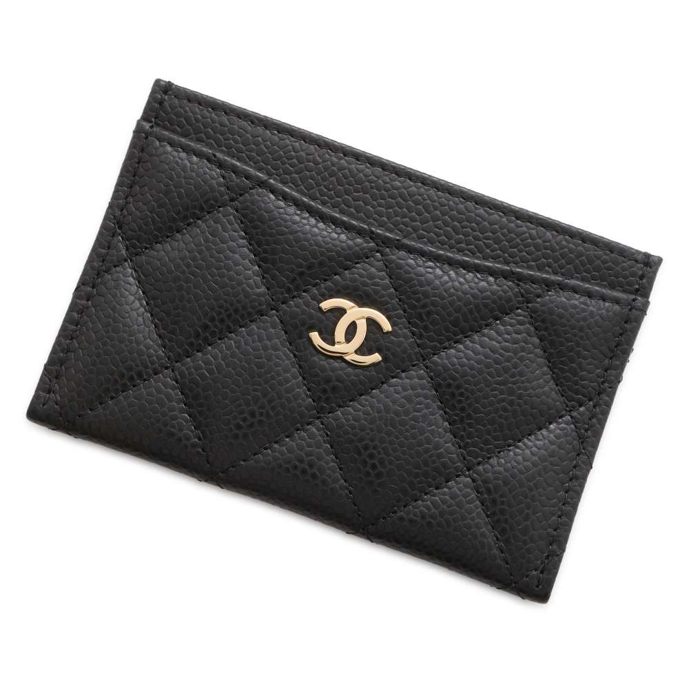 シャネル 名刺入れ（レディース） シャネル カードケース クラシック マトラッセ ココマーク キャビアスキン AP0213 CHANEL 定期入れ シャネル カードケース シャネル 名刺入れ パスケース CHANEL CARD