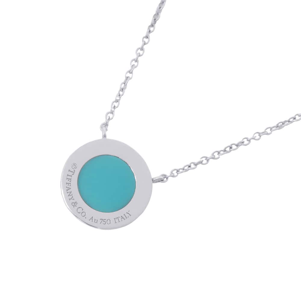ティファニー ネックレス Tトゥー サークル ネックレス トルコ石 K18WGホワイトゴールド Tiffany&Co. ジュエリー 【安心保証】 【中古】 ティファニー ネックレス ティファニー レディース Tiffany&Co. 中古のサムネイル