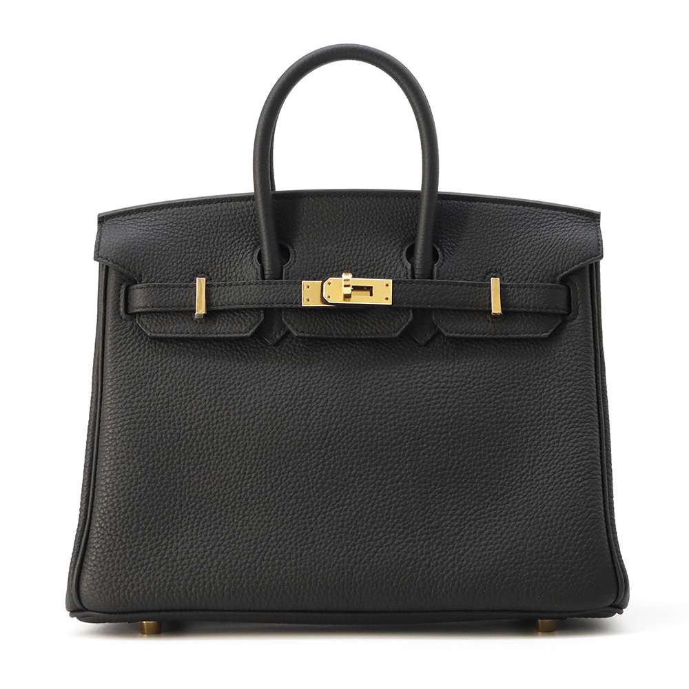 エルメス バーキン25 ブラック/ゴールド金具 トゴ W刻印 HERMES Birkin ハンドバッグ 黒 【中古】 エルメス バーキン エルメス バッグ エルメス レディース HERMES Birkin HERMES BAGのサムネイル