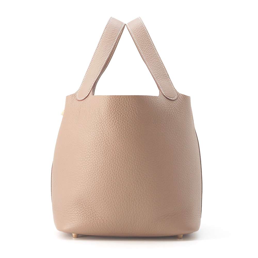 エルメス ハンドバッグ ピコタンロックMM エトゥープ/ゴールド金具 トリヨンクレマンス W刻印 エルメス ピコタンロック ピコタン エルメス バッグ エルメス レディース HERMES Picotin Lock HERMES BAGのサムネイル