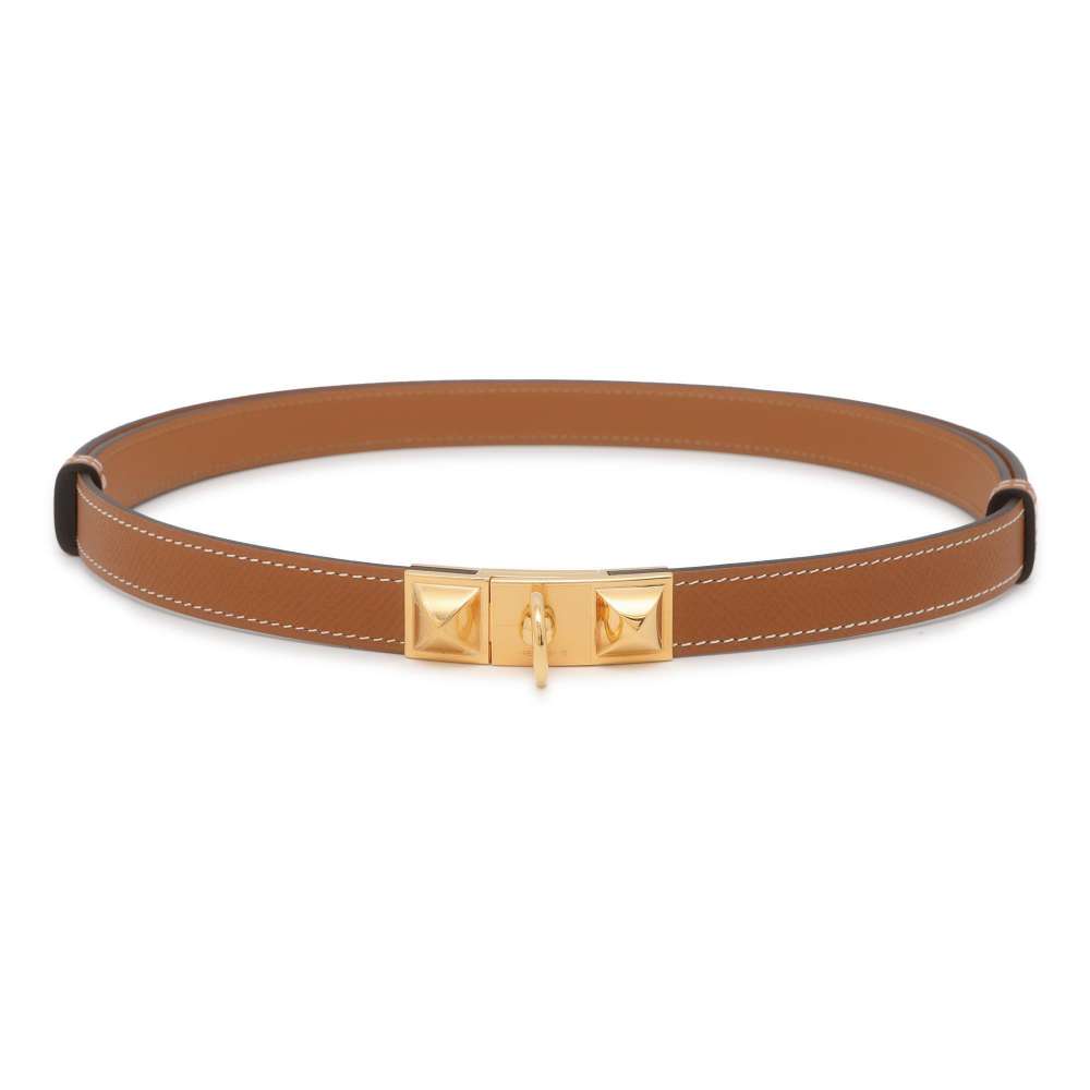 エルメス べルト リヴァル18 ゴールド/ゴールド金具 エプソン Y刻印 HERMES べルト 【中古】 エルメス べルト エルメス レディース HERMES