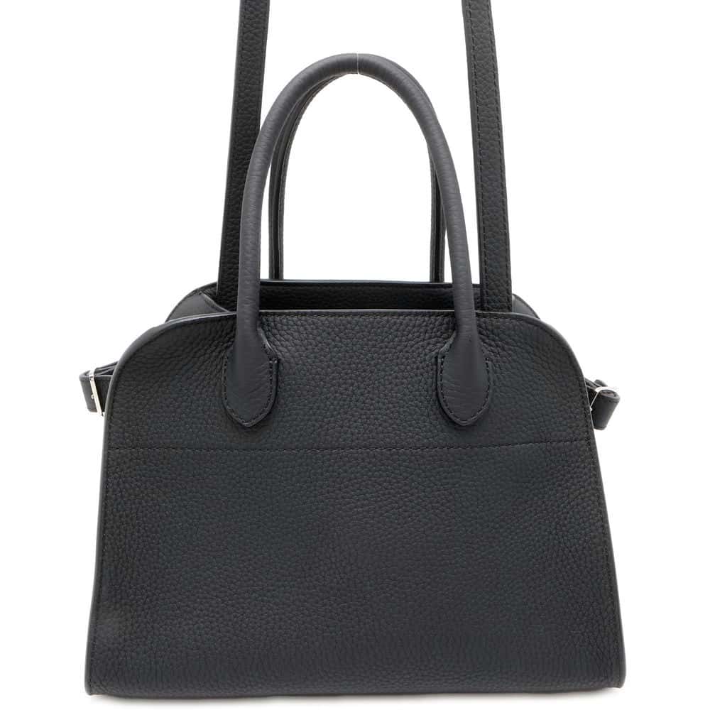 ザ ロウ ハンドバッグ ソフトマルゴー10 カーフレザー W1190 2wayショルダーバッグ 黒 【中古】 ザ ロウ バッグ THE ROW BAGのサムネイル