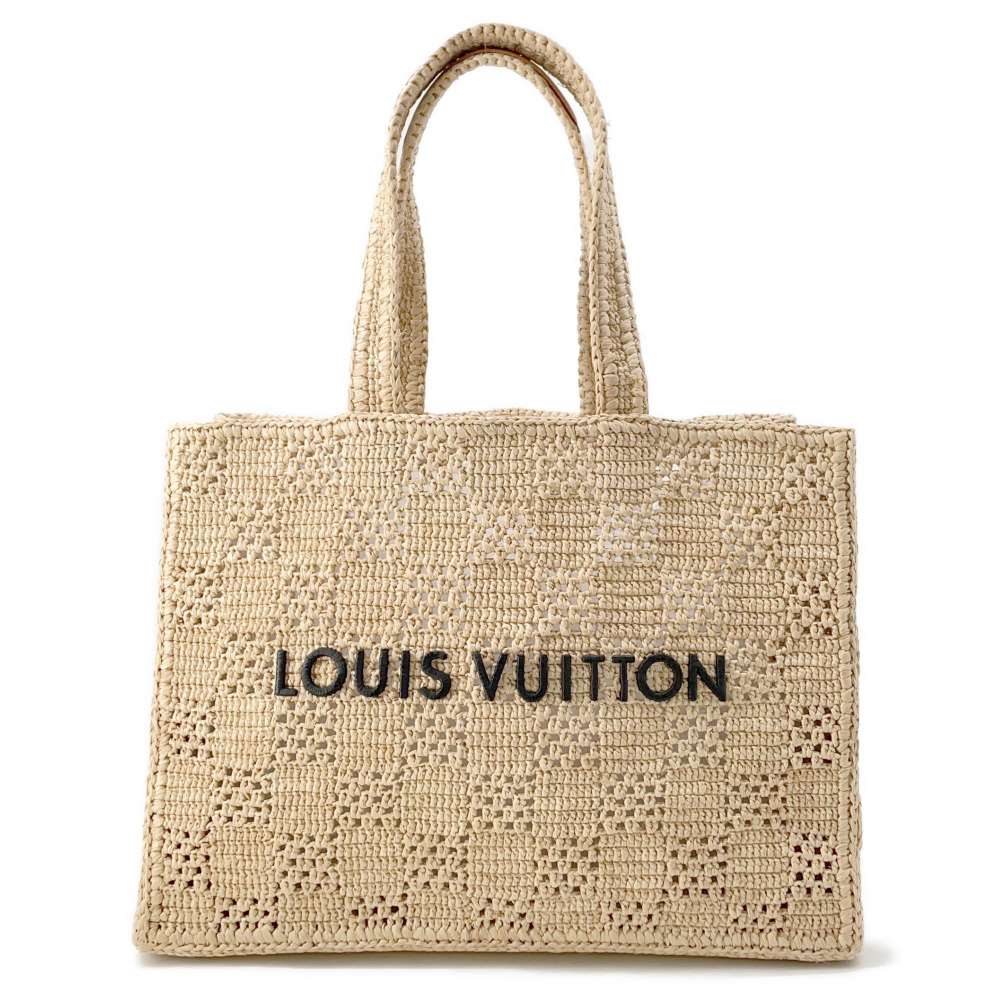ルイヴィトン トートバッグ ダミエ・ラフィア サマーショッパー・トートMM M25008 LOUIS VUITTON ハンドバッグ 【安心保証】 【中古】 ルイ・ヴィトン バッグ LOUIS VUITTON BAGのサムネイル