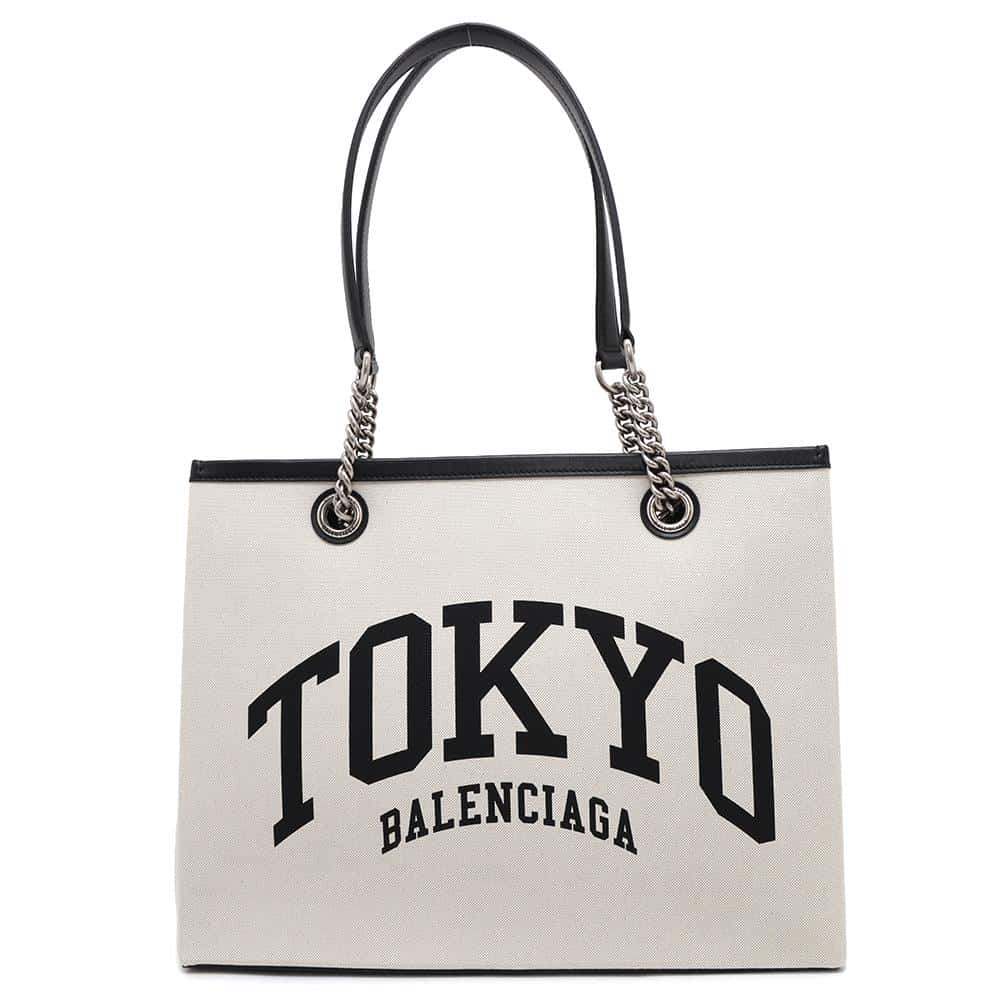 バレンシアガ トートバッグ CITIES TOKYO デューティー フリートートM 759973 BALENCIAGA バッグ 黒 【中古】 バレンシアガ バッグ バレンシアガ BALENCIAGA BAGのサムネイル