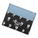 プラダ カードケース サフィアーノレザー 1MC025 PRADA 名刺入れ パスケース 黒 【安心保証】 【中古】 プラダ カードケース PRADA(4)