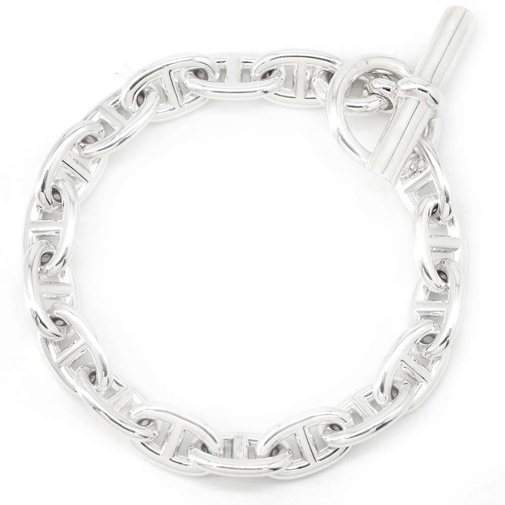 エルメス ブレスレット シェーヌダンクルMM 17コマ SV925シルバー HERMES ジュエリー 【中古】 エルメス ブレスレット エルメス HERMES 中古