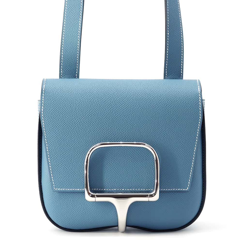 エルメス デッラ・カヴァッレリア ミニ ニューブルージーン/シルバー金具 エプソン B刻印 【安心保証】 【中古】 エルメス バッグ エルメス レディース HERMES BAGのサムネイル