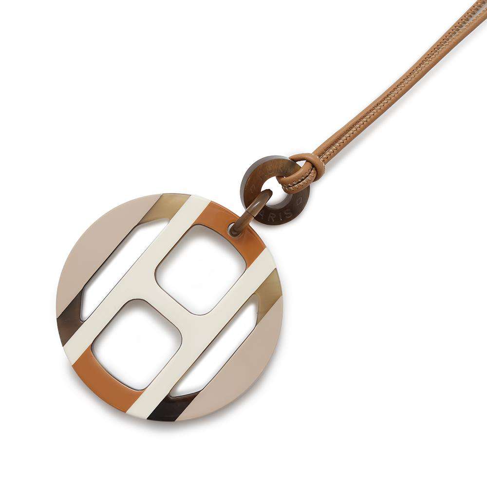 エルメス ネックレス Hエキップ Equipe バッファローホーン HERMES アクセサリー 【安心保証】 【中古】 エルメス アクセサリー エルメス レディース HERMES NECKLACEのサムネイル