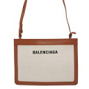 【決算セール開催中!】 バレンシアガ ショルダーバッグ ネイビーポシェット キャンバス レザー 339937 BALENCIAGA バッグ 白 【安心保証】 【中古】 バレンシアガ バッグ バレンシアガ BALENCIAGA BAG(4)