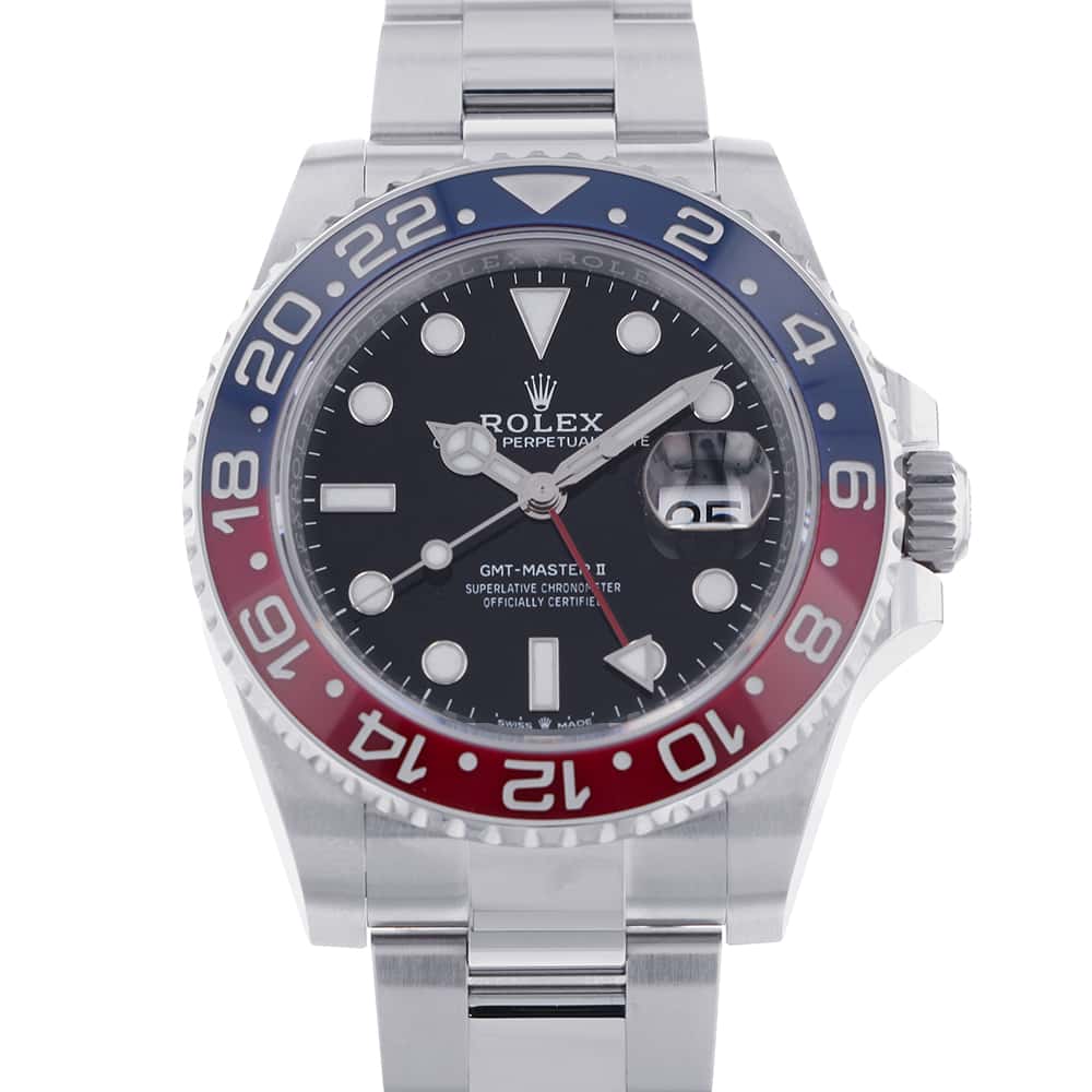 【決算セール開催中!】 ロレックス GMTマスター2 126710BLRO ROLEX 腕時計 黒文字盤 【安心保証】 【中古】 ロレックス GMTマスター ROLEX ロレックス 中古