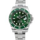 ロレックス サブマリーナ デイト 116610LV ROLEX 腕時計 グリーン文字盤 【安心保証】 【中古】 ロレックス サブマリーナ ROLEX ロレックス...