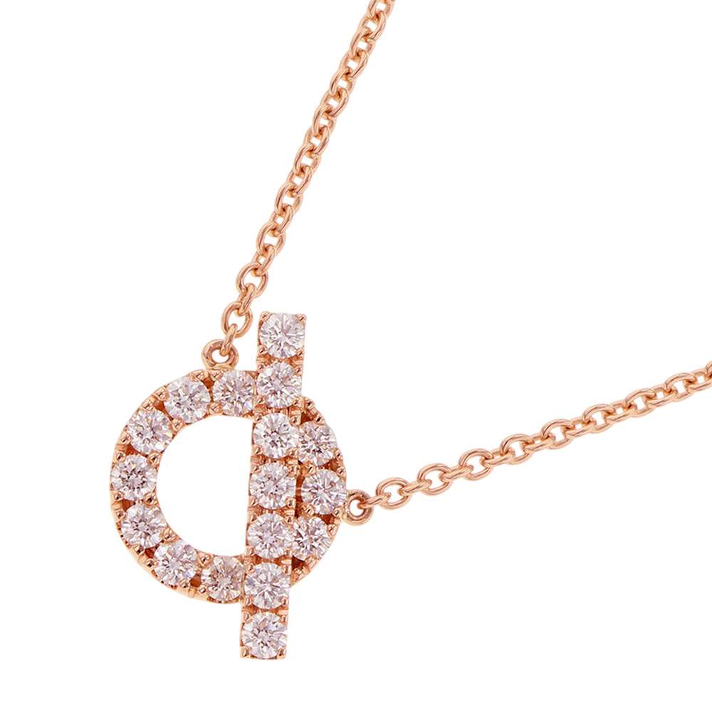 エルメス ネックレス フィネス ダイヤモンド 17P 0.46ct K18PGピンクゴールド HERMES ジュエリー 【安心保証】 【中古】 エルメス ネックレス エルメス HERMESのサムネイル
