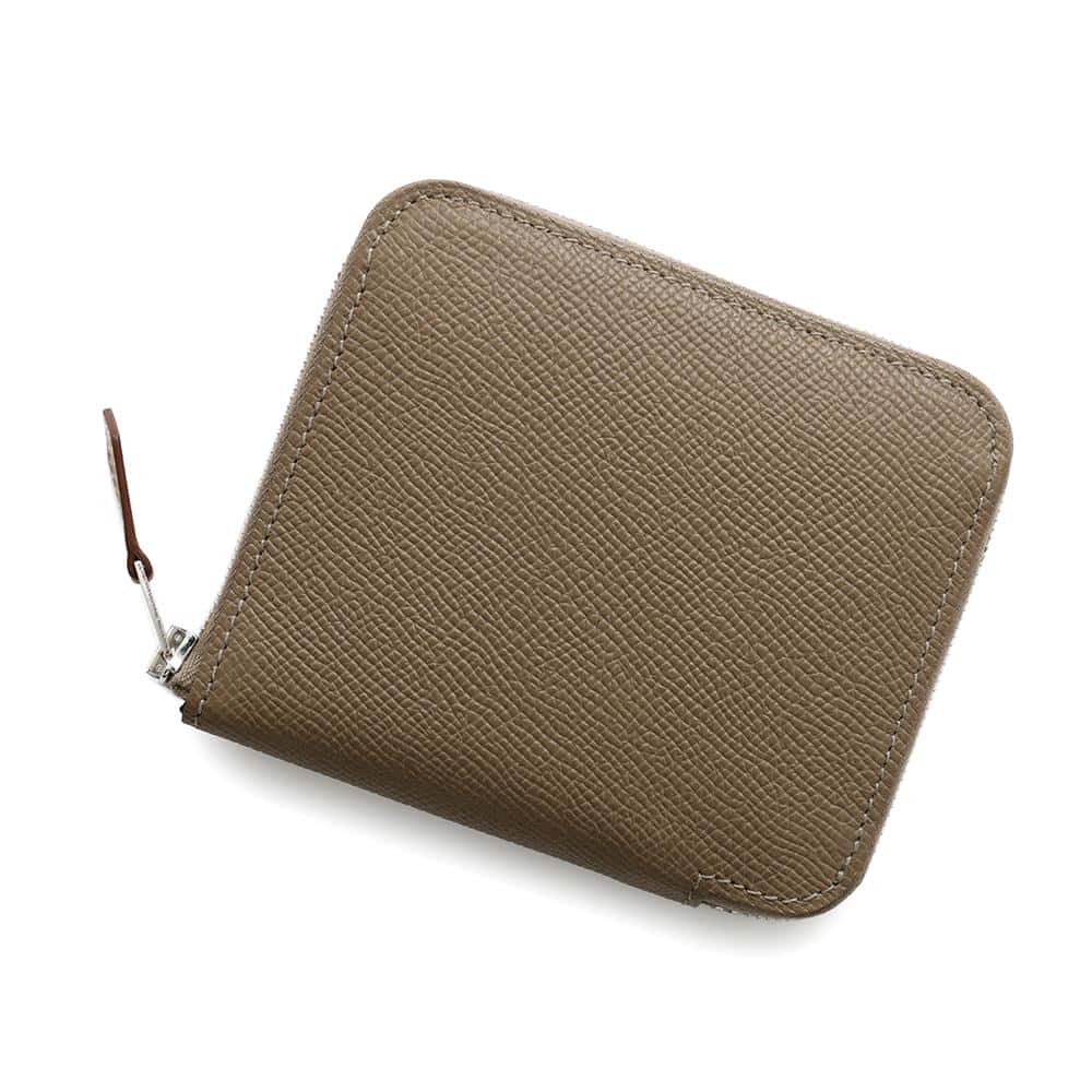 エルメス コインケース アザップコンパクト シルクイン エトゥープ/シルバー金具 エプソン W刻印 エルメス コインケース HERMES WALLETのサムネイル