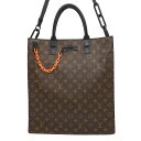 ルイヴィトン トートバッグ モノグラム・ソーラーレイ サック・プラ ヴァージル・アブロー M44475 LOUIS VUITTON 黒 ブラック 【安心保証】 ...