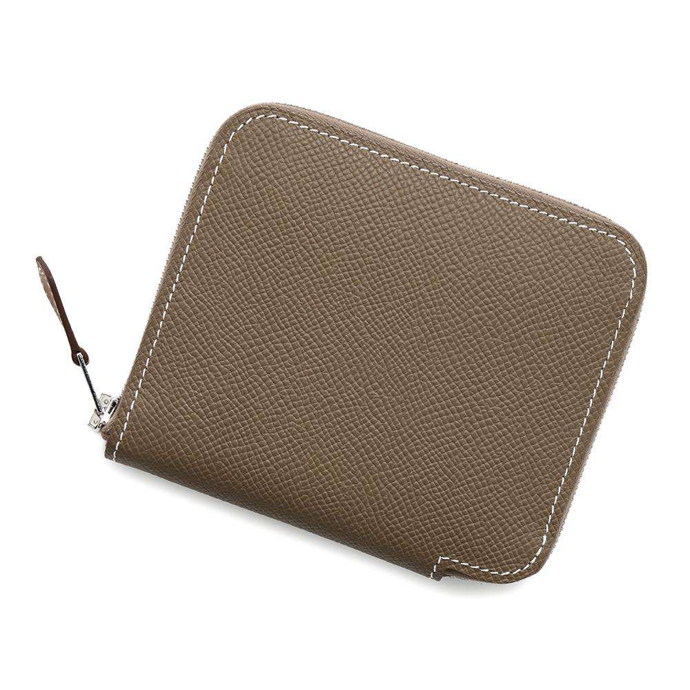 エルメス コインケース アザップコンパクト シルクイン エトゥープ/シルバー金具 エプソン W刻印 エルメス コインケース HERMES WALLETのサムネイル
