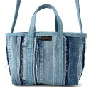 バレンシアガ ハンドバッグ バルベス スモール デニム 671404 BALENCIAGA 2wayショルダーバッグ 【安心保証】 【中古】 バレンシアガ バッ...