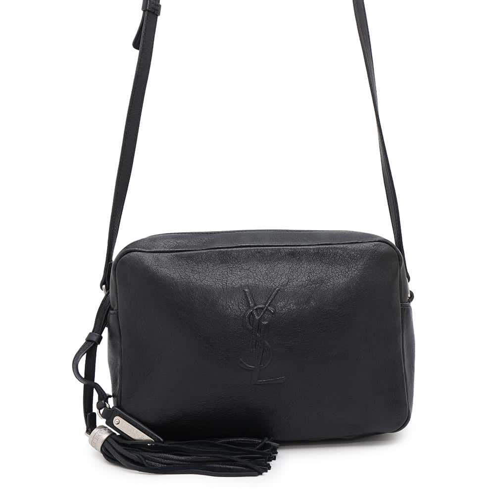 【決算セール開催中！】 サンローランパリ ショルダーバッグ ルー カメラバッグ 470299 SAINT LAURENT PARIS タッセル 黒 【安心保証】 【中古】 サンローランパリ バッグ レディース SAINT LAURENT PARIS BAG
